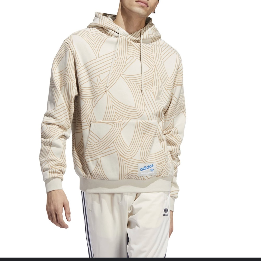 Adidas original athletic club hoodie size small